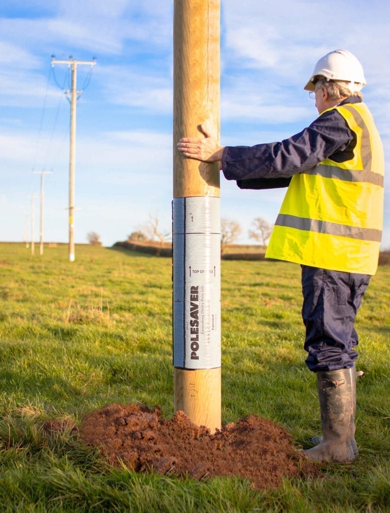 Polessaver Sleeve - Utility Pole Protection